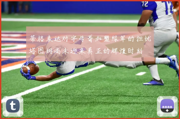 蒂格表达对字母哥加盟绿军的担忧塔图姆尚未迎来真正的辉煌时刻